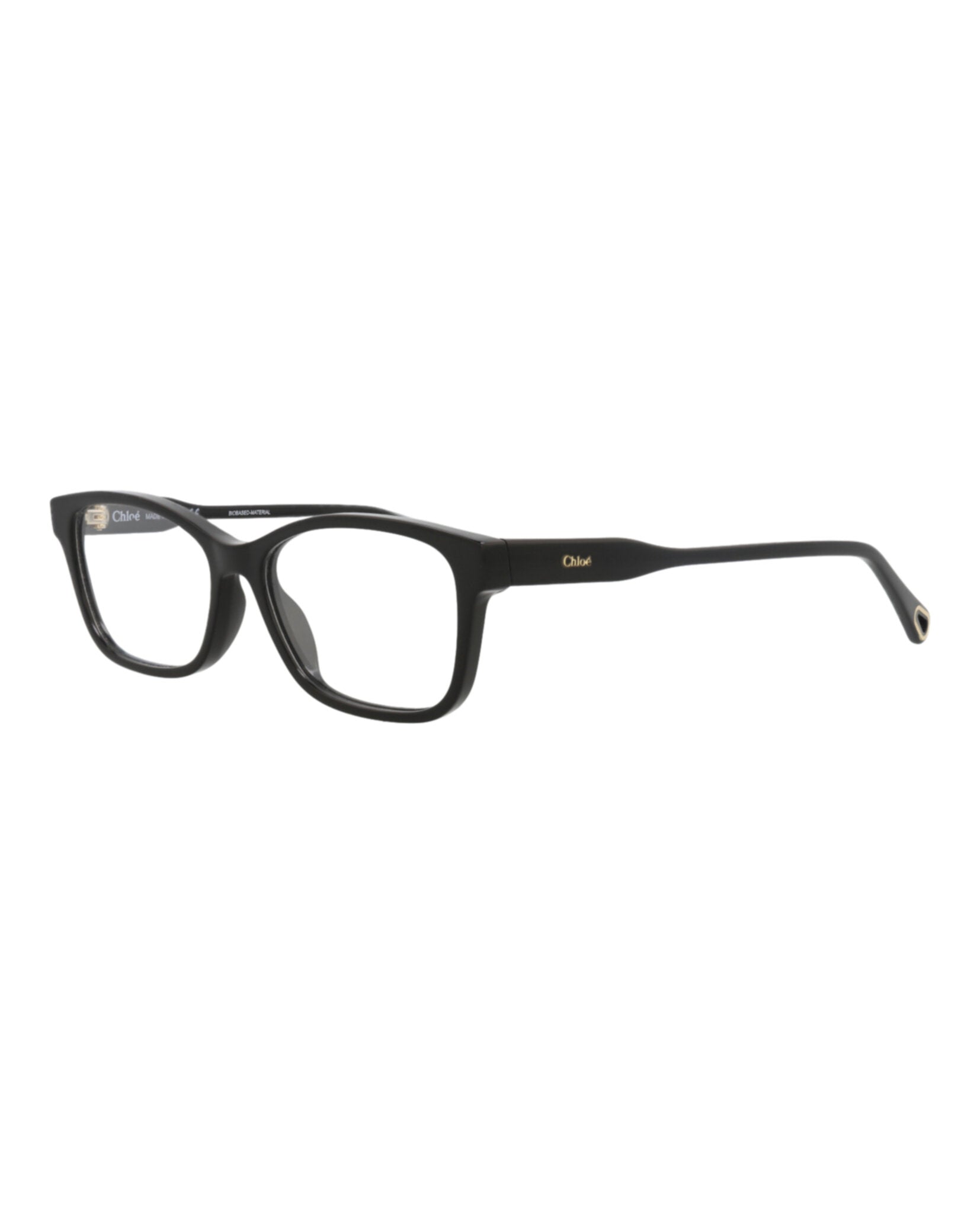 Chloé Chloé Womens Square/Rectangle Black Black Transparent Fashion Designer Eyewear