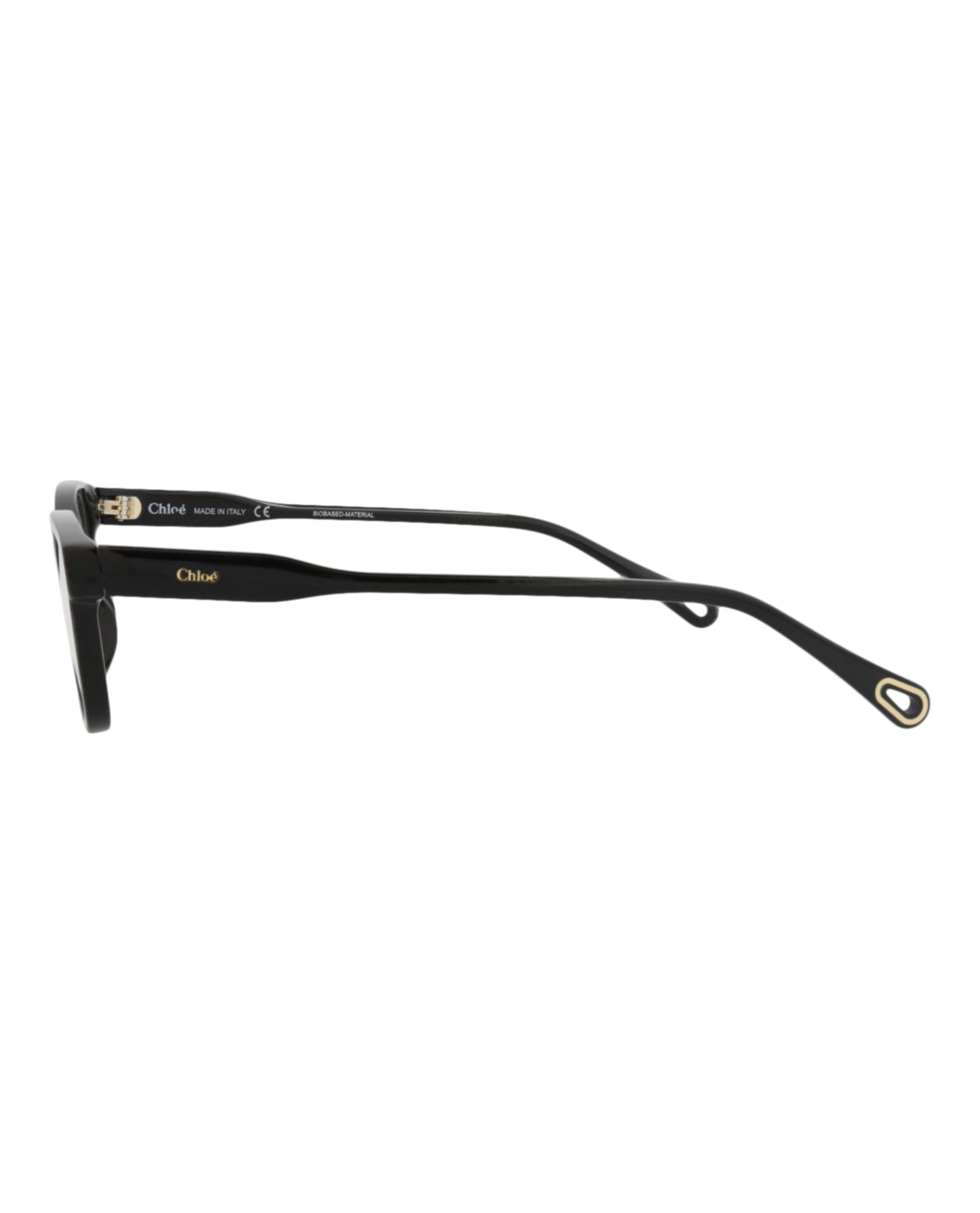 Chloé Chloé Womens Square/Rectangle Black Black Transparent Fashion Designer Eyewear