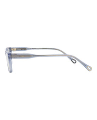 Chloé Womens Square/Rectangle Blue Blue Transparent Fashion Designer Eyewear