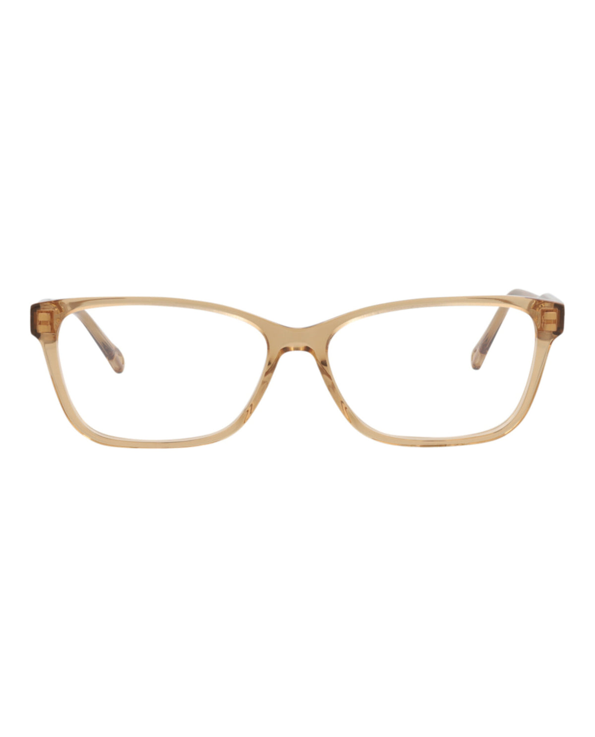 Chloé Womens Square/Rectangle Brown Brown Transparent Fashion Designer Eyewear