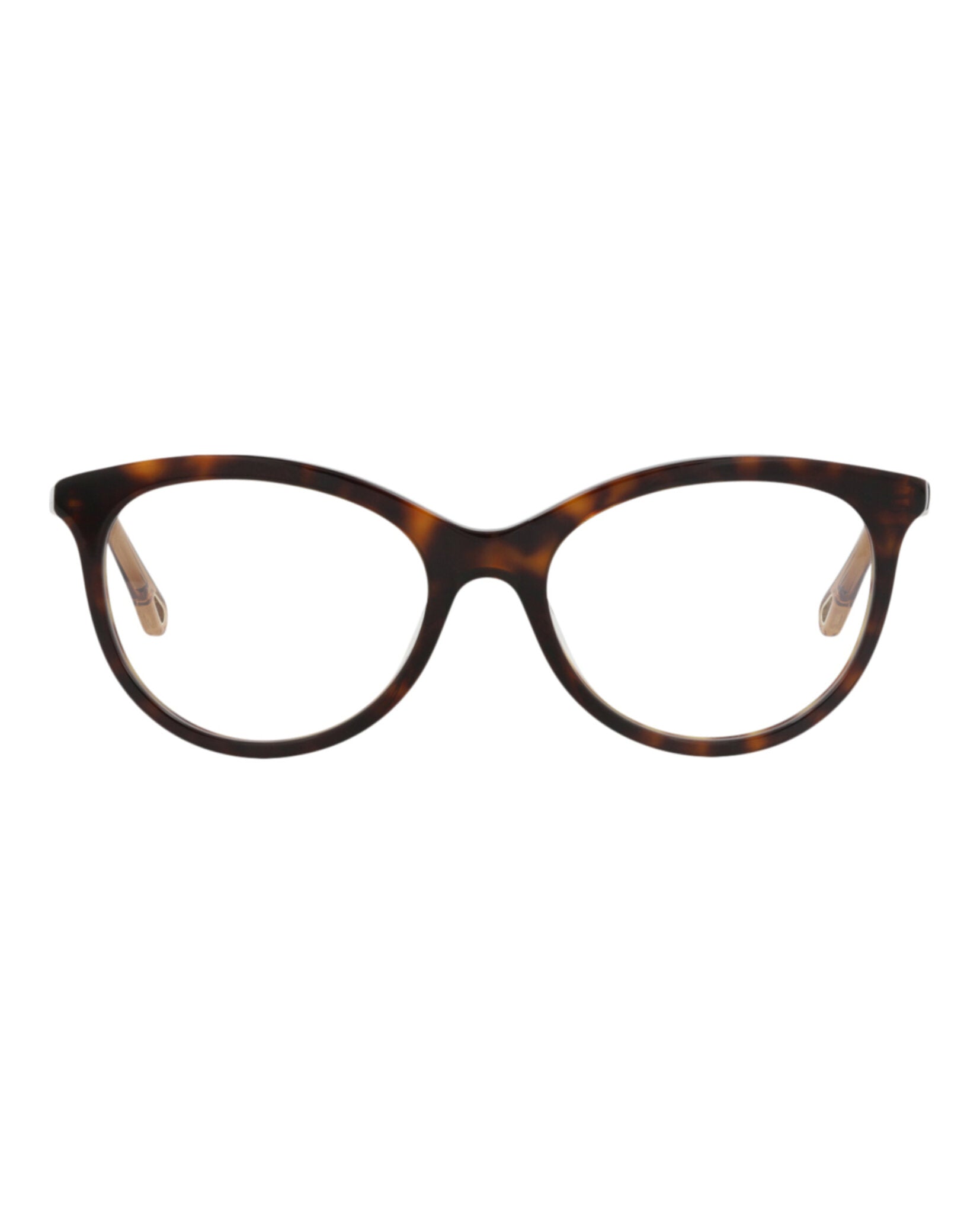 Chloé Chloé Womens Round/Oval Havana Brown Transparent Fashion Designer Eyewear