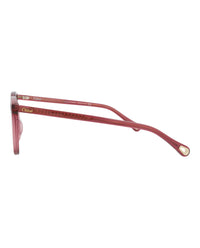 Chloé Chloé Womens Round/Oval Pink Pink Transparent Fashion Designer Eyewear
