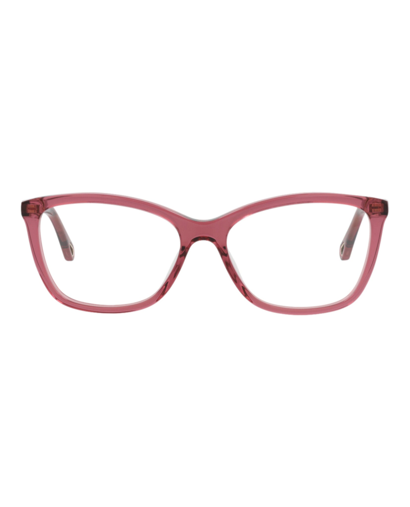 Chloé Chloé Womens Cat Eye Pink Pink Transparent Fashion Designer Eyewear