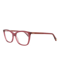Chloé Chloé Womens Cat Eye Pink Pink Transparent Fashion Designer Eyewear