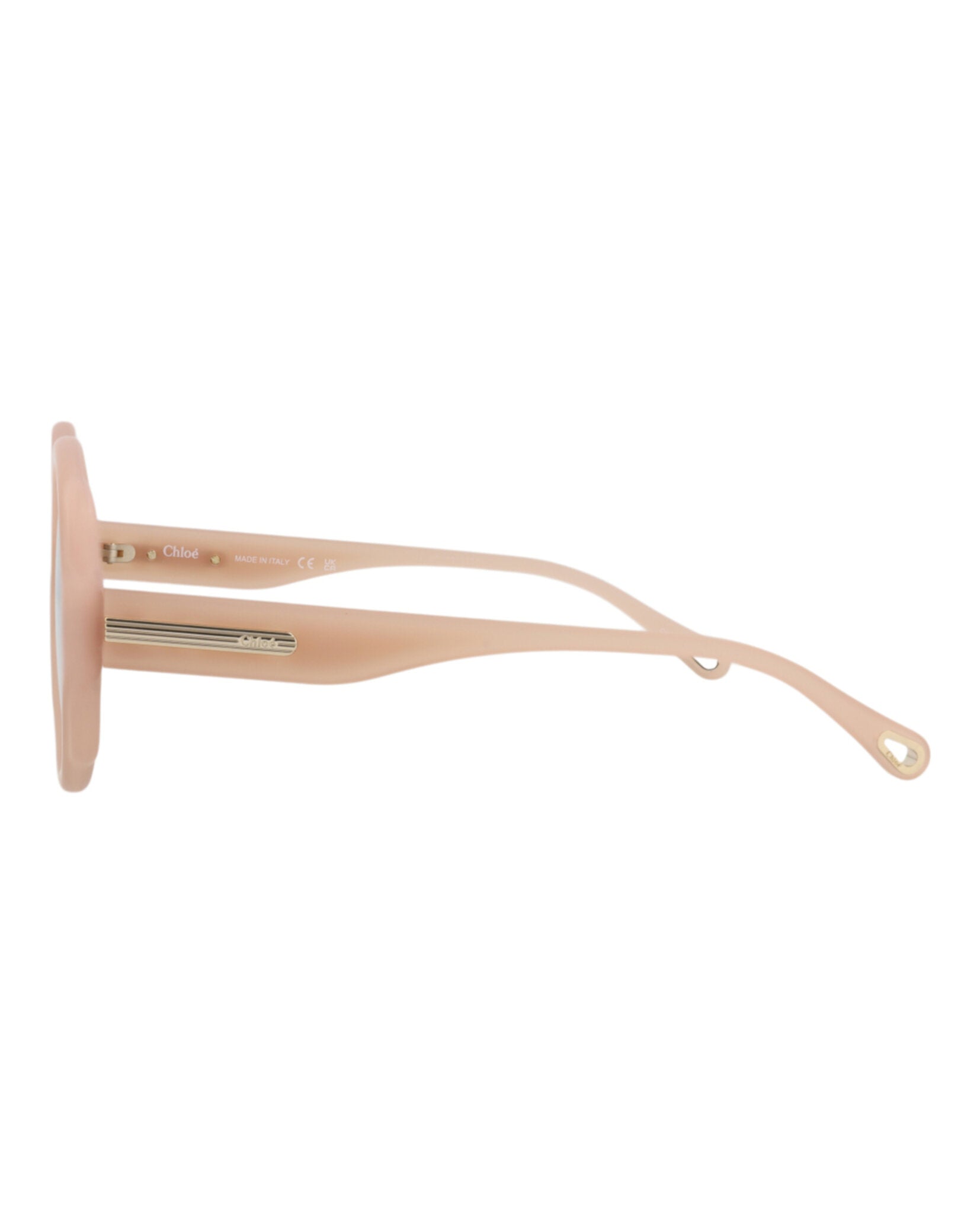 Chloé Chloé Womens Round/Oval Nude Nude Brown Fashion Designer Eyewear