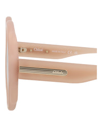 Chloé Chloé Womens Round/Oval Nude Nude Brown Fashion Designer Eyewear