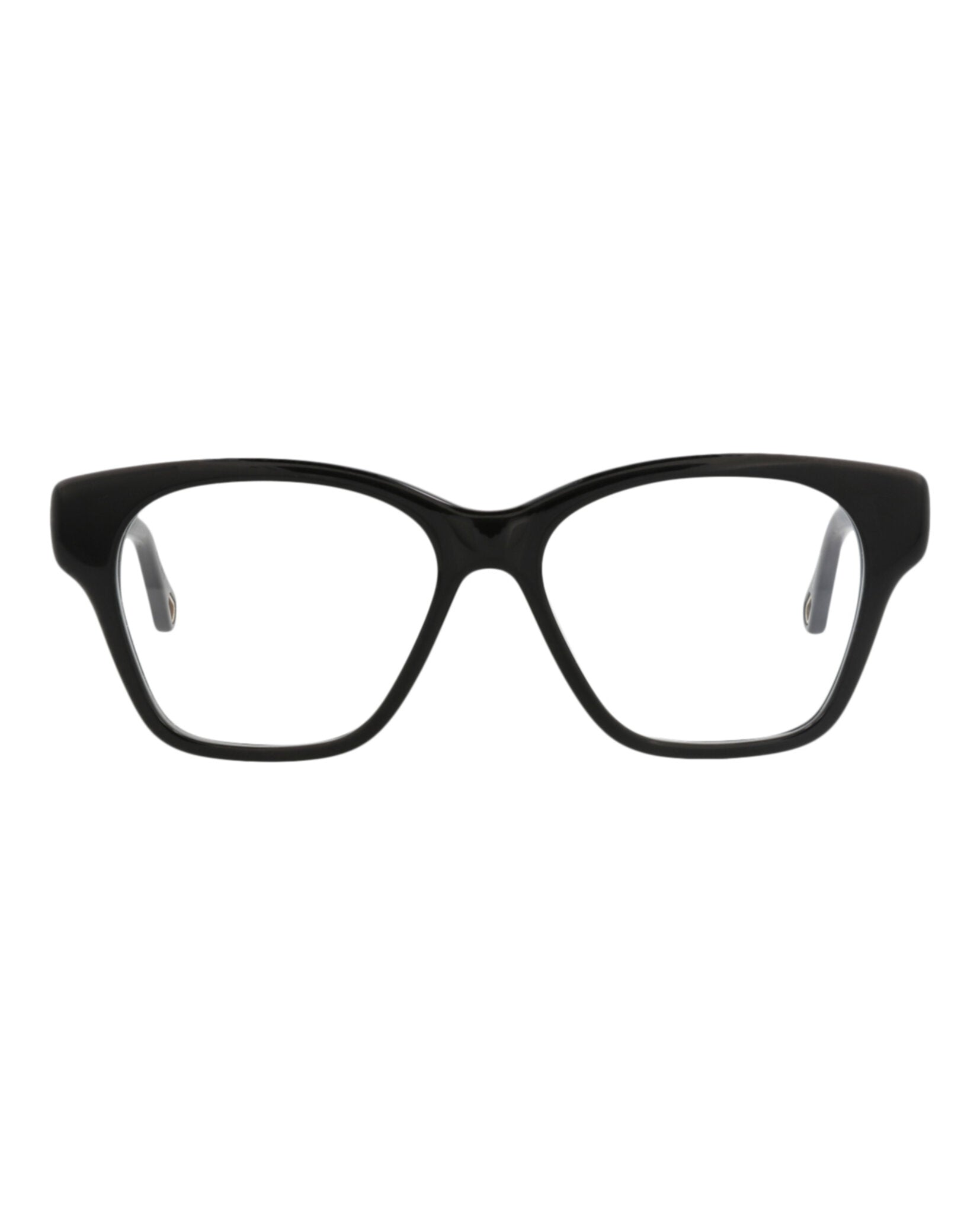 Chloé Chloé Womens Square/Rectangle Black Black Transparent Fashion Designer Eyewear