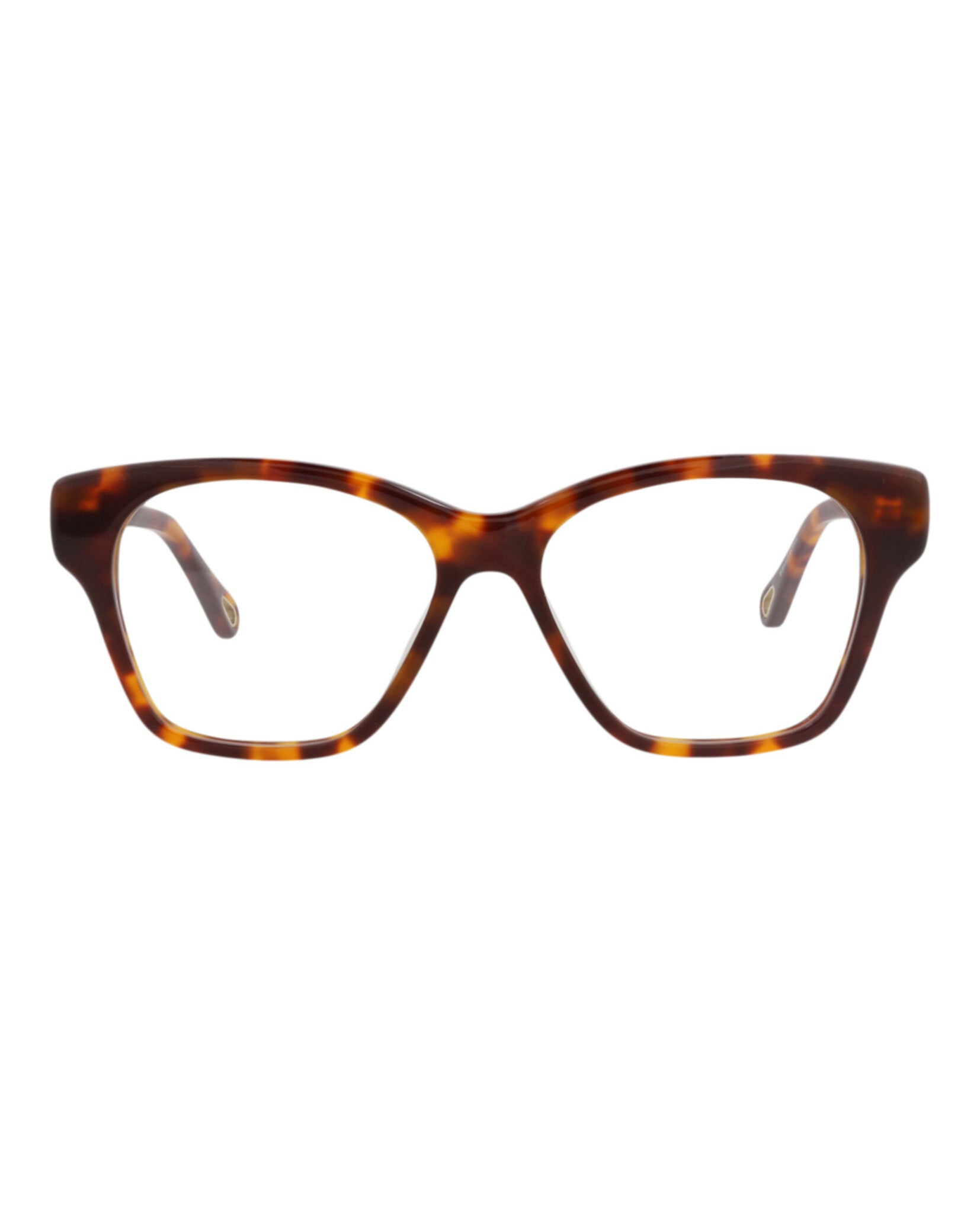 Chloé Chloé Womens Square/Rectangle Havana Havana Transparent Fashion Designer Eyewear