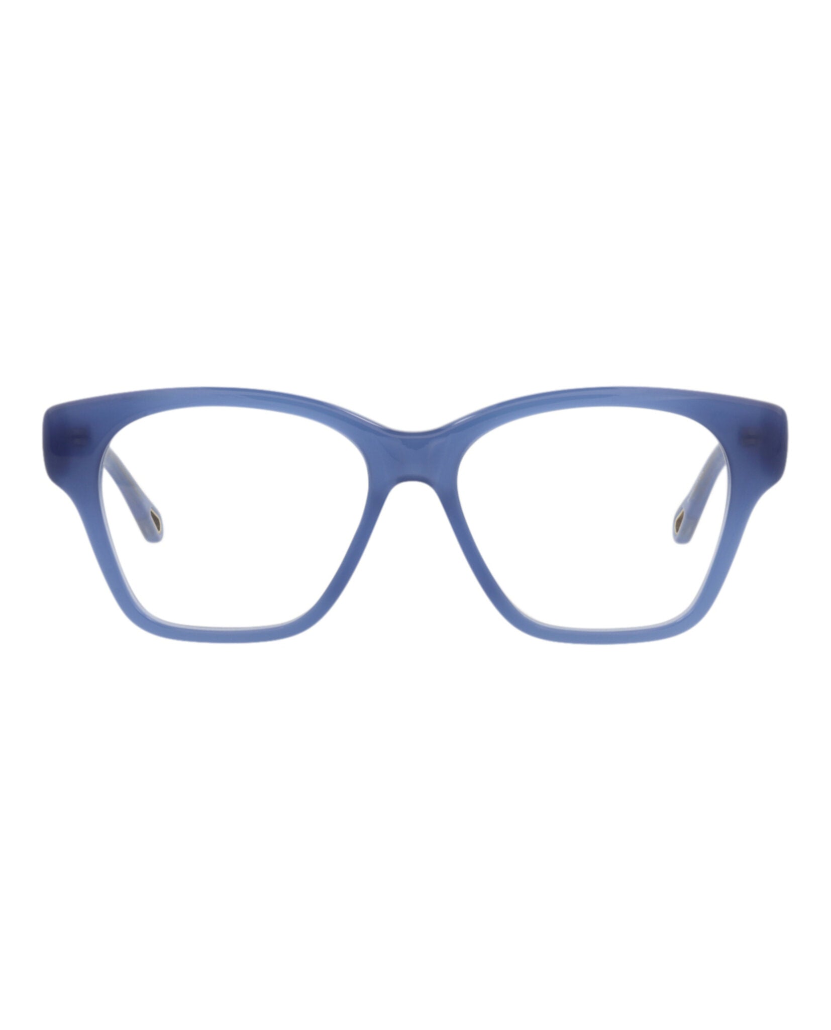 Chloé Chloé Womens Square/Rectangle Blue Blue Transparent Fashion Designer Eyewear