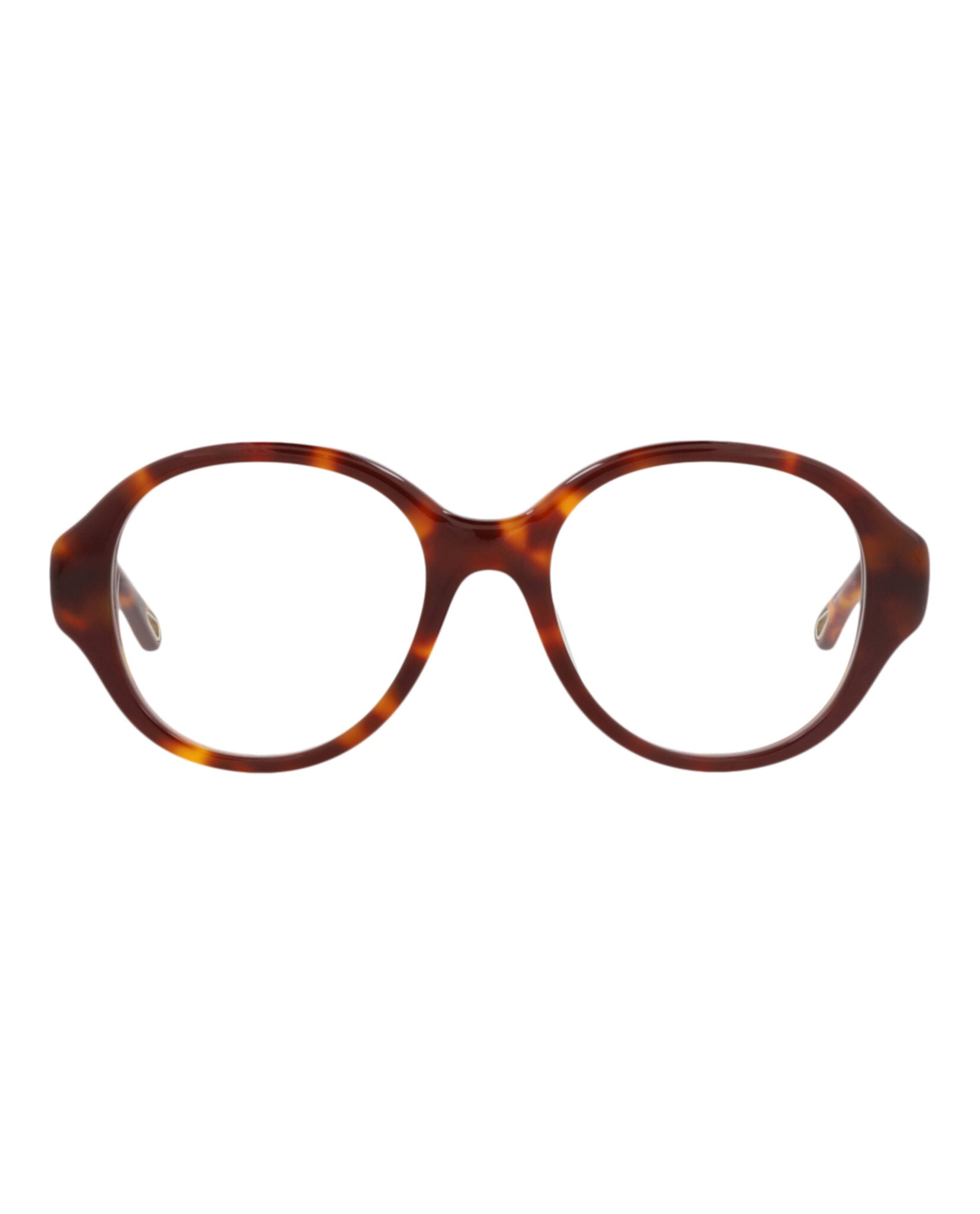 Chloé Chloé Womens Round/Oval Havana Havana Transparent Fashion Designer Eyewear