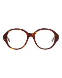 Chloé Chloé Womens Round/Oval Havana Havana Transparent Fashion Designer Eyewear