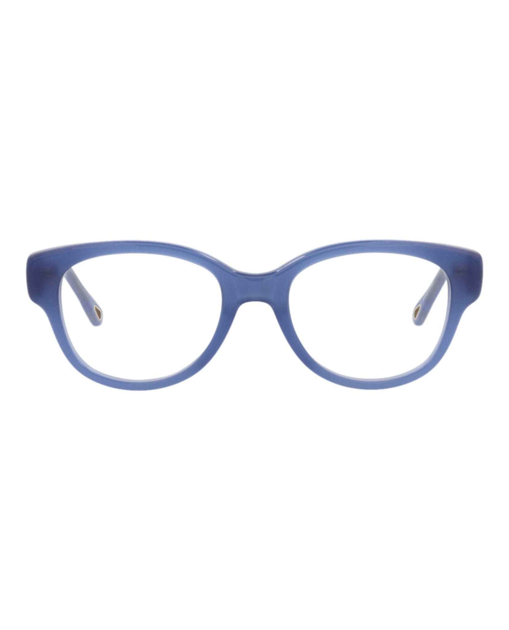 Chloé Chloé Womens Square/Rectangle Blue Blue Transparent Fashion Designer Eyewear