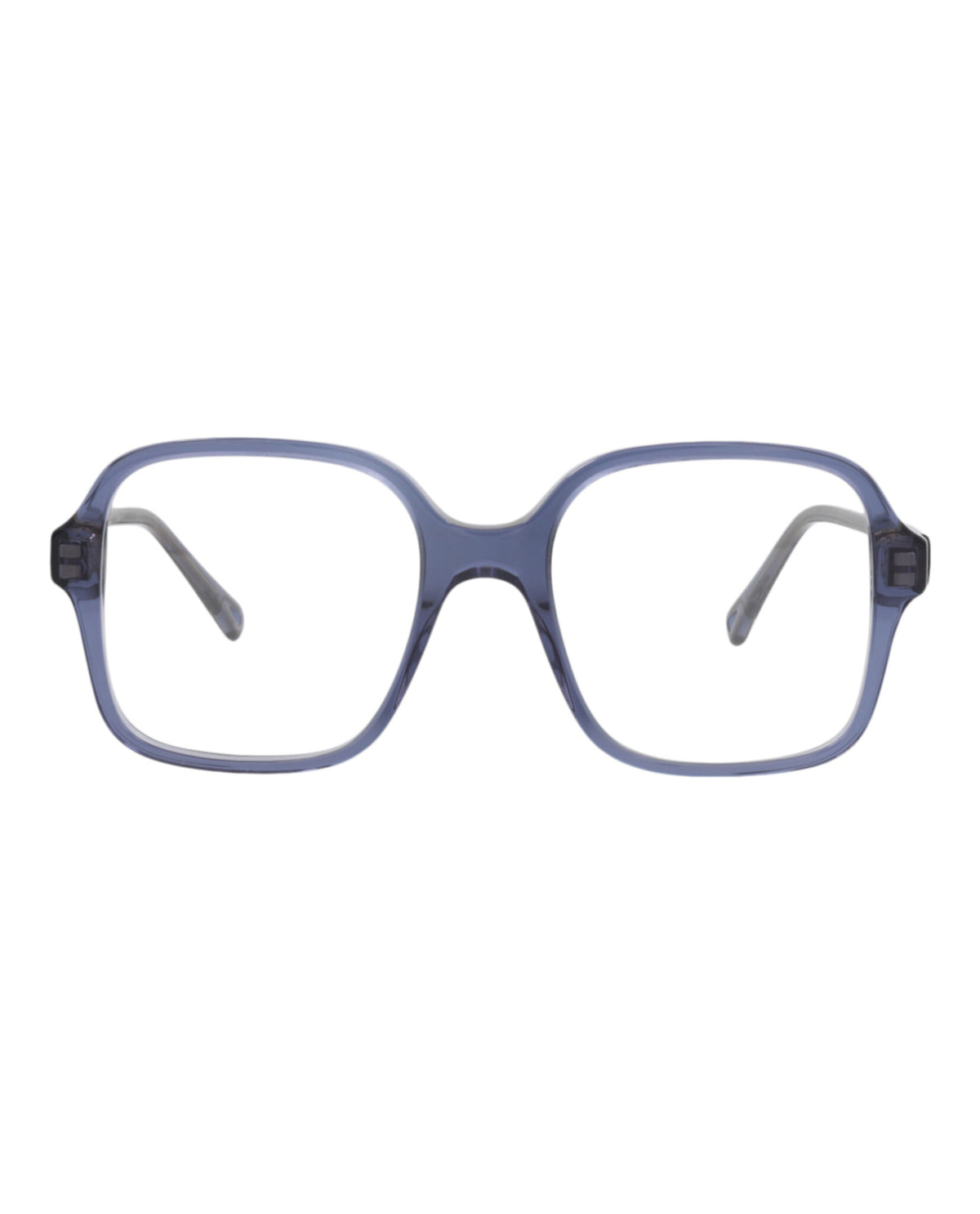 Chloé Womens Square/Rectangle Blue Blue Transparent Fashion Designer Eyewear