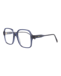Chloé Womens Square/Rectangle Blue Blue Transparent Fashion Designer Eyewear