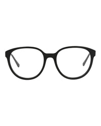 Chloé Womens Round/Oval Black Black Transparent Fashion Designer Eyewear