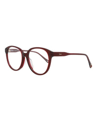 Chloé Chloé Womens Round/Oval Burgundy Burgundy Transparent Fashion Designer Eyewear
