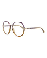 Chloé Chloé Womens Round/Oval Violet Violet Transparent Fashion Designer Eyewear