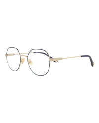 Chloé Chloé Womens Round/Oval Gold Gold Transparent Fashion Designer Eyewear