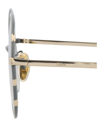 Chloé Womens Round/Oval Green Gold Green Fashion Designer Eyewear