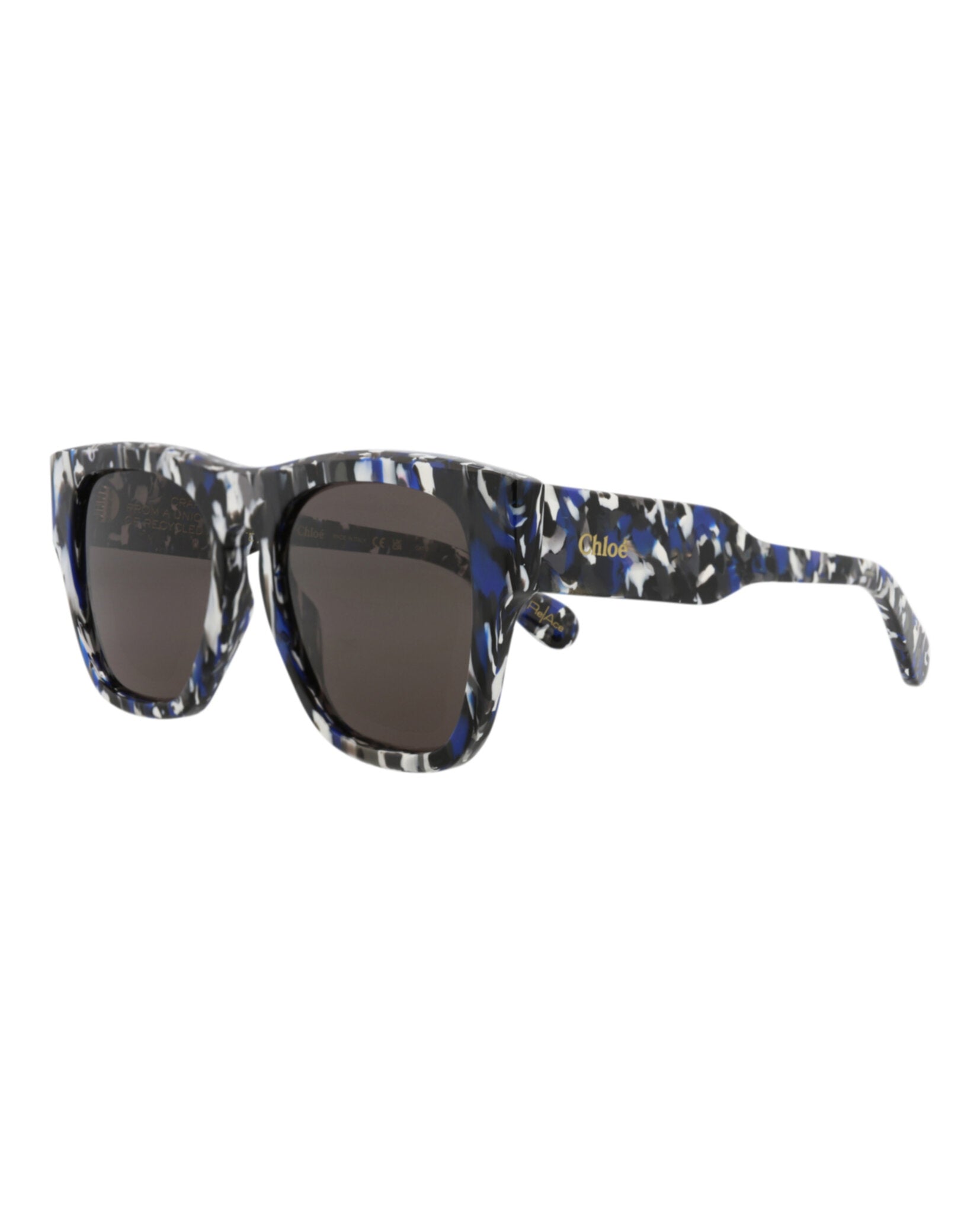 Chloé Womens Square/Rectangle Havana Havana Grey Fashion Designer Eyewear
