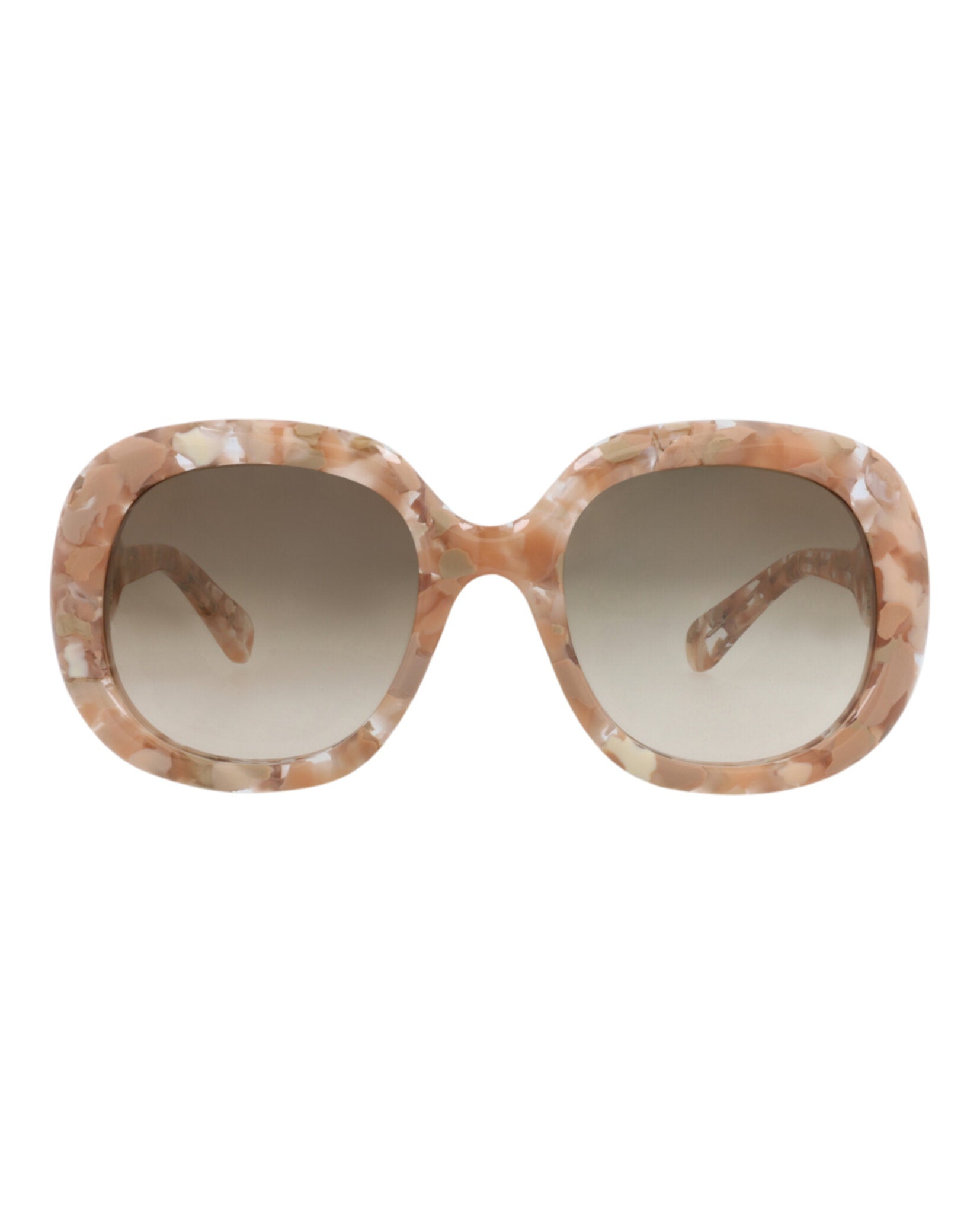 Chloé Chloé Womens Square/Rectangle Nude Nude Brown Fashion Designer Eyewear