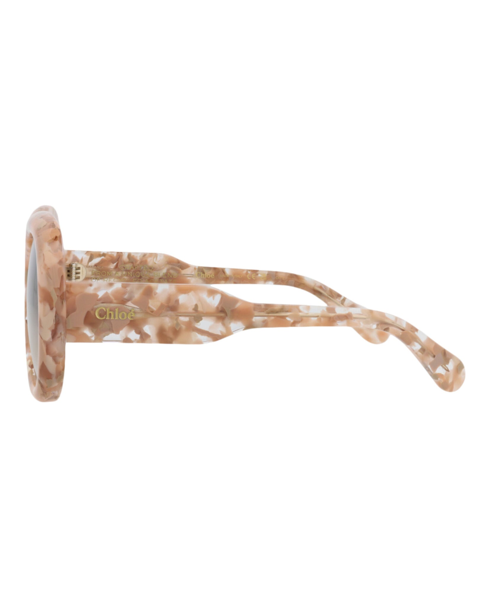 Chloé Chloé Womens Square/Rectangle Nude Nude Brown Fashion Designer Eyewear