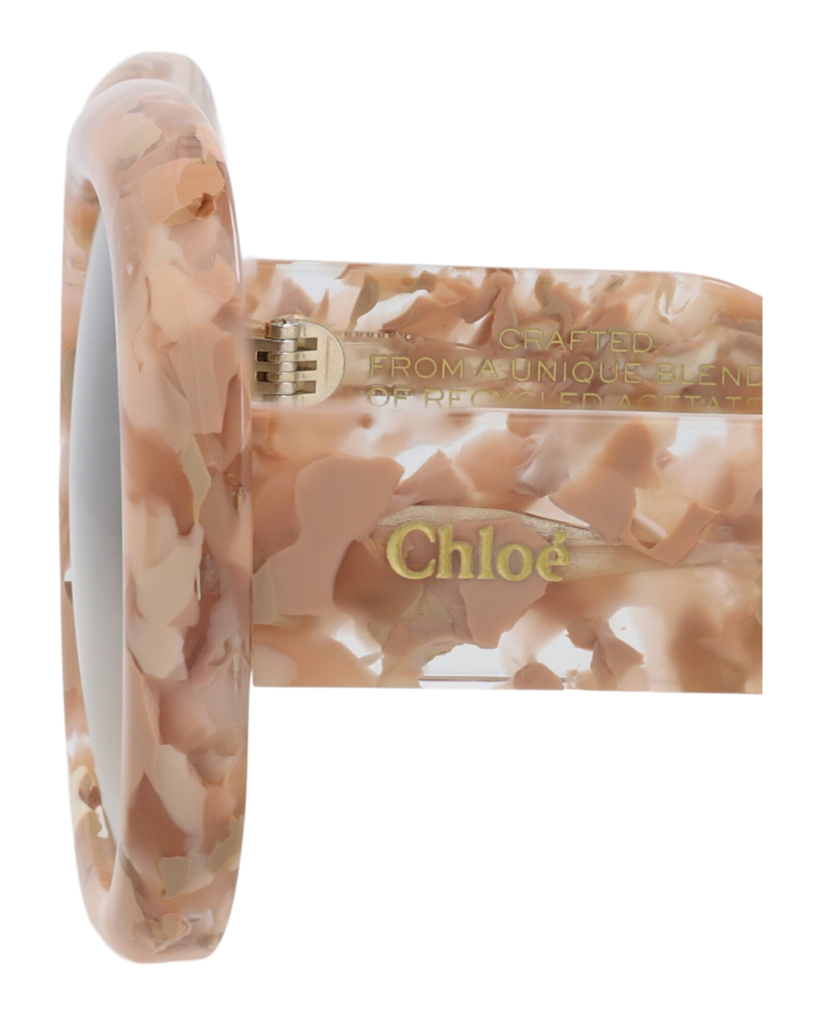 Chloé Chloé Womens Square/Rectangle Nude Nude Brown Fashion Designer Eyewear