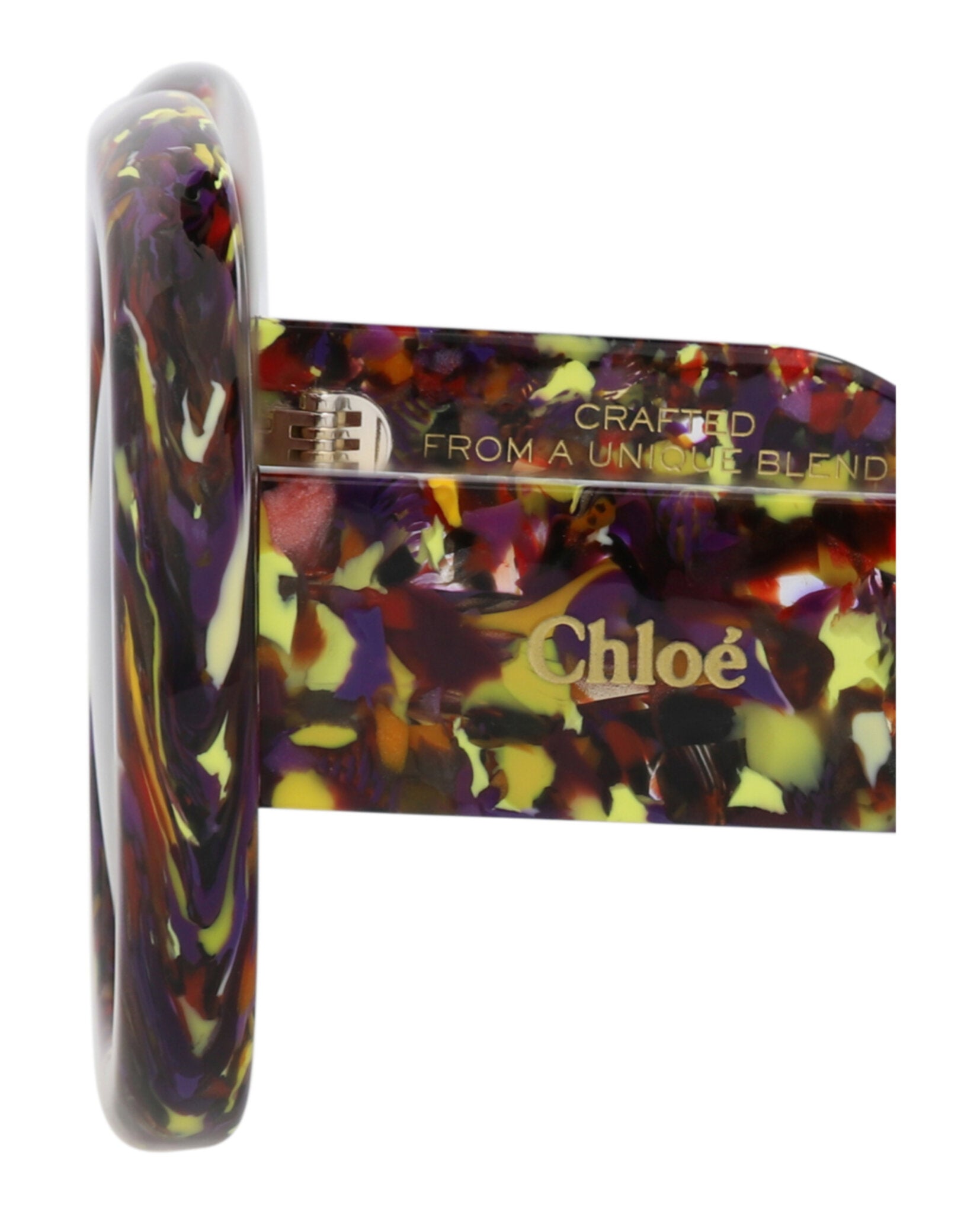 Chloé Chloé Womens Square/Rectangle Violet Violet Violet Fashion Designer Eyewear