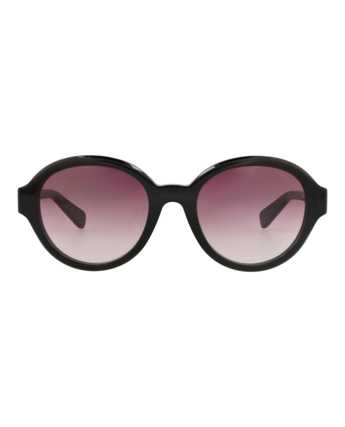 Chloé Womens Round/Oval Black Black Red Fashion Designer Eyewear