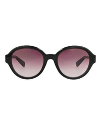 Chloé Womens Round/Oval Black Black Red Fashion Designer Eyewear