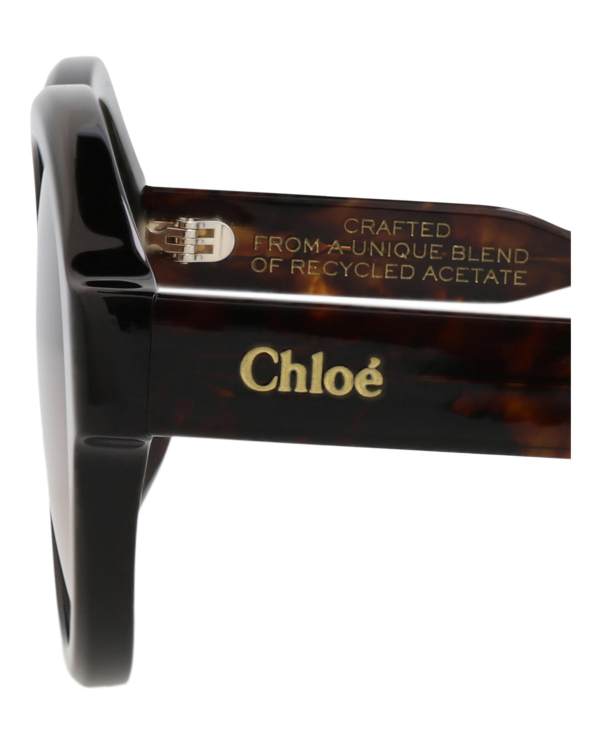 Chloé Womens Round/Oval Havana Havana Brown Fashion Designer Eyewear