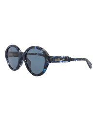 Chloé Womens Round/Oval Blue Blue Blue Fashion Designer Eyewear