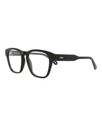 Chloé Chloé Womens Square/Rectangle Black Black Transparent Fashion Designer Eyewear