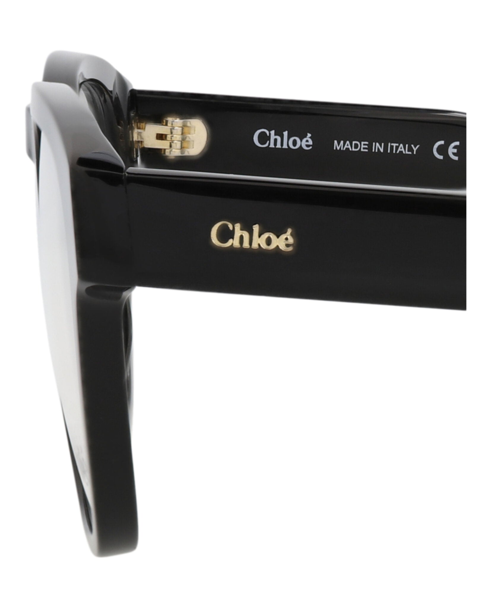 Chloé Chloé Womens Square/Rectangle Black Black Transparent Fashion Designer Eyewear