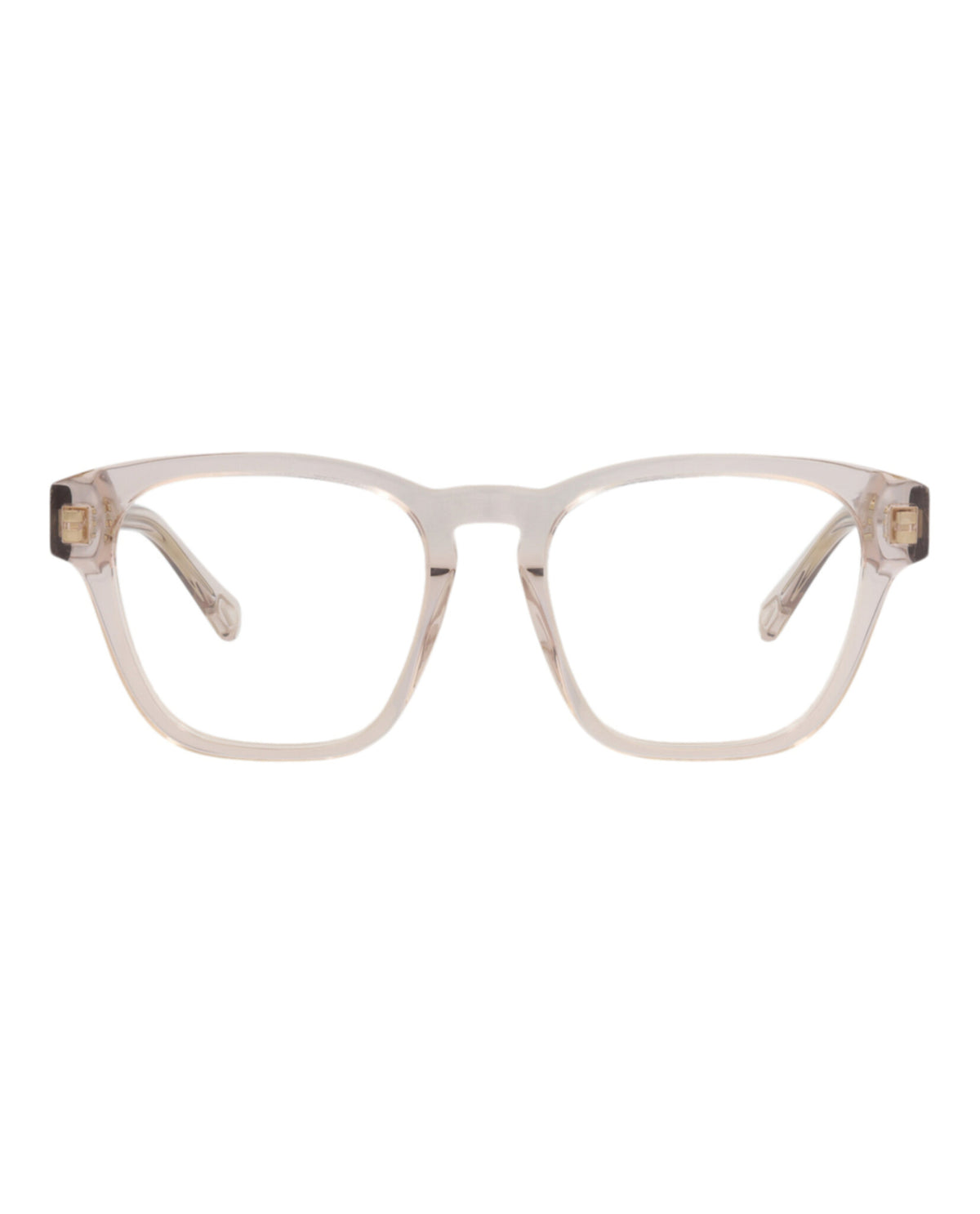Chloé Womens Square/Rectangle NUDE NUDE TRANSPARENT Fashion Designer Eyewear