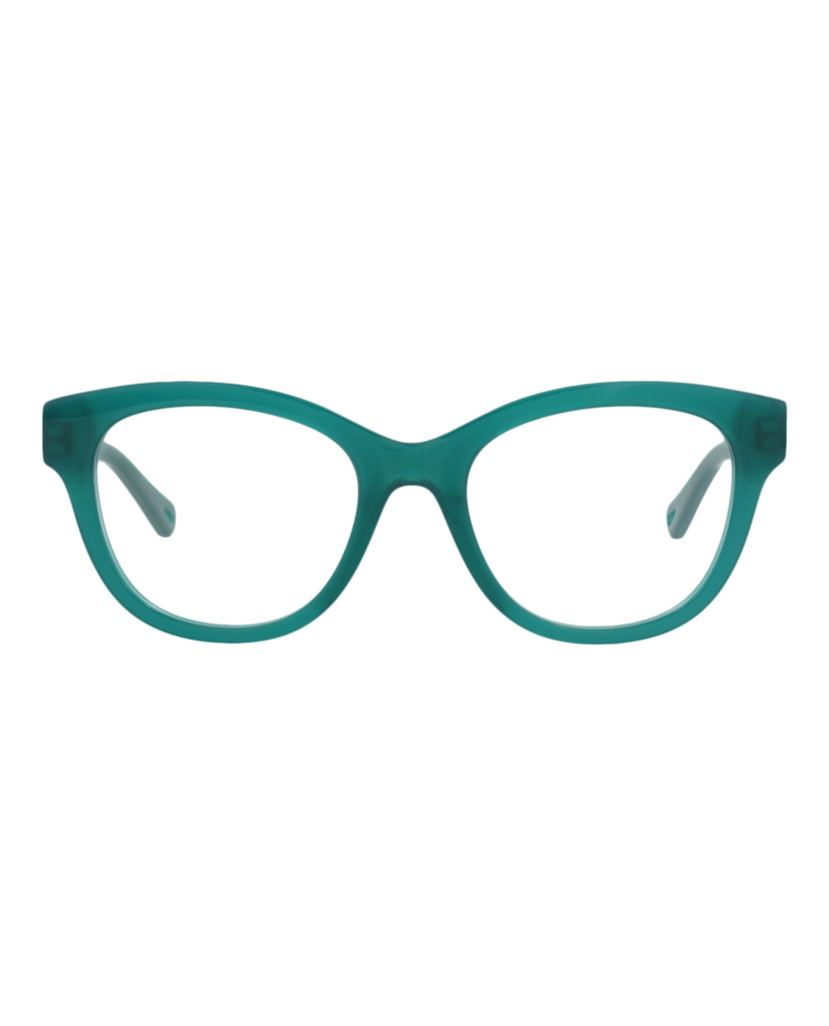 Chloé Womens Round/Oval Green Green Transparent Fashion Designer Eyewear