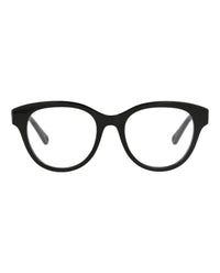 Chloé Womens Round/Oval Black Black Transparent Fashion Designer Eyewear