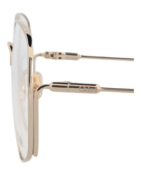 Chloé Chloé Womens Square/Rectangle Gold Gold Transparent Fashion Designer Eyewear