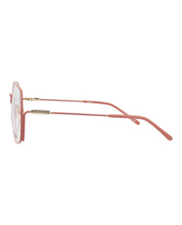 Chloé Chloé Womens Square/Rectangle Pink Pink Transparent Fashion Designer Eyewear