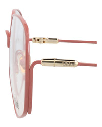 Chloé Chloé Womens Square/Rectangle Pink Pink Transparent Fashion Designer Eyewear