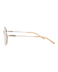 Chloé Chloé Womens Cat Eye Gold Gold Transparent Fashion Designer Eyewear