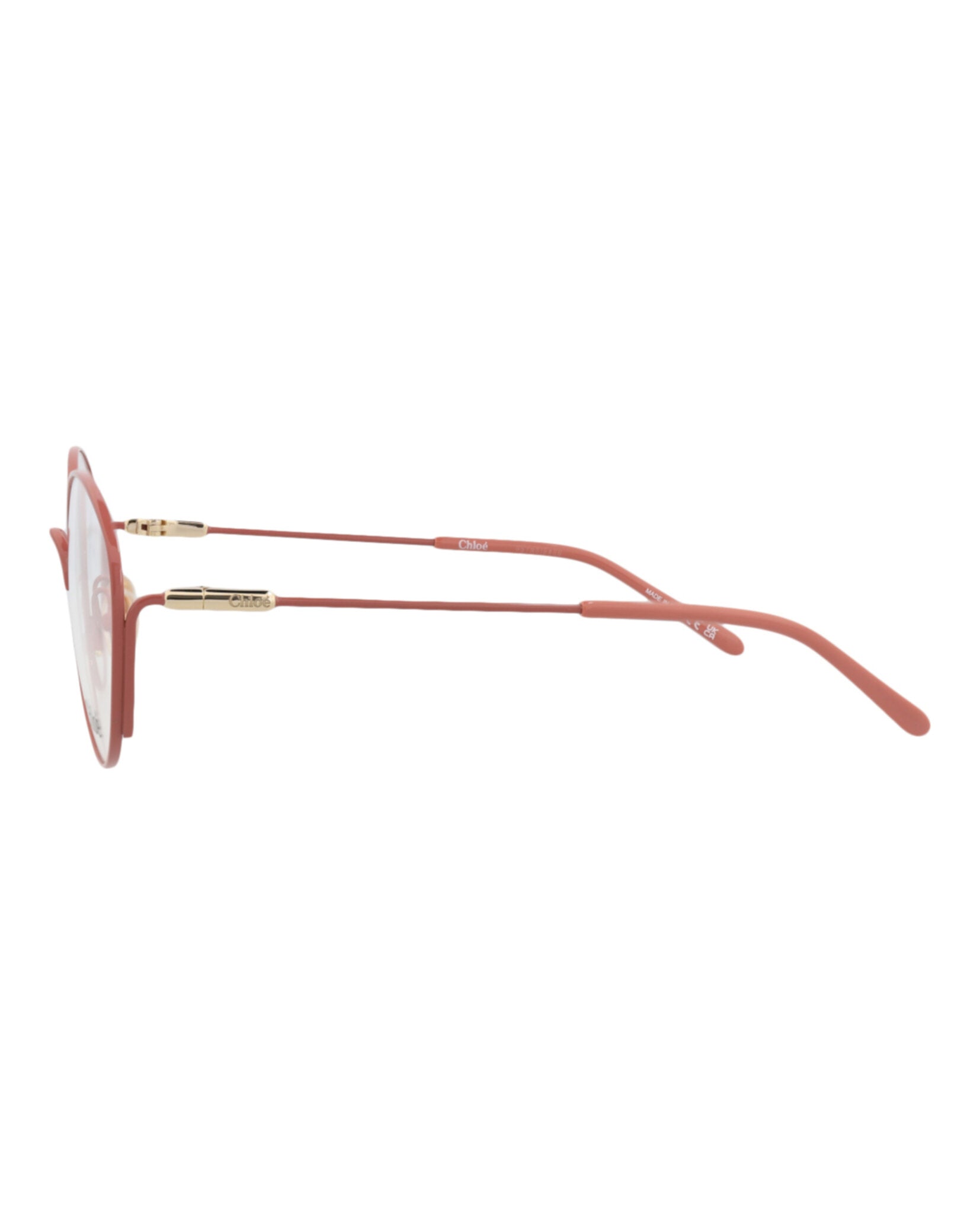 Chloé Chloé Womens Cat Eye Pink Pink Transparent Fashion Designer Eyewear