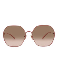 Chloé Womens Round/Oval Pink Pink Brown Fashion Designer Eyewear