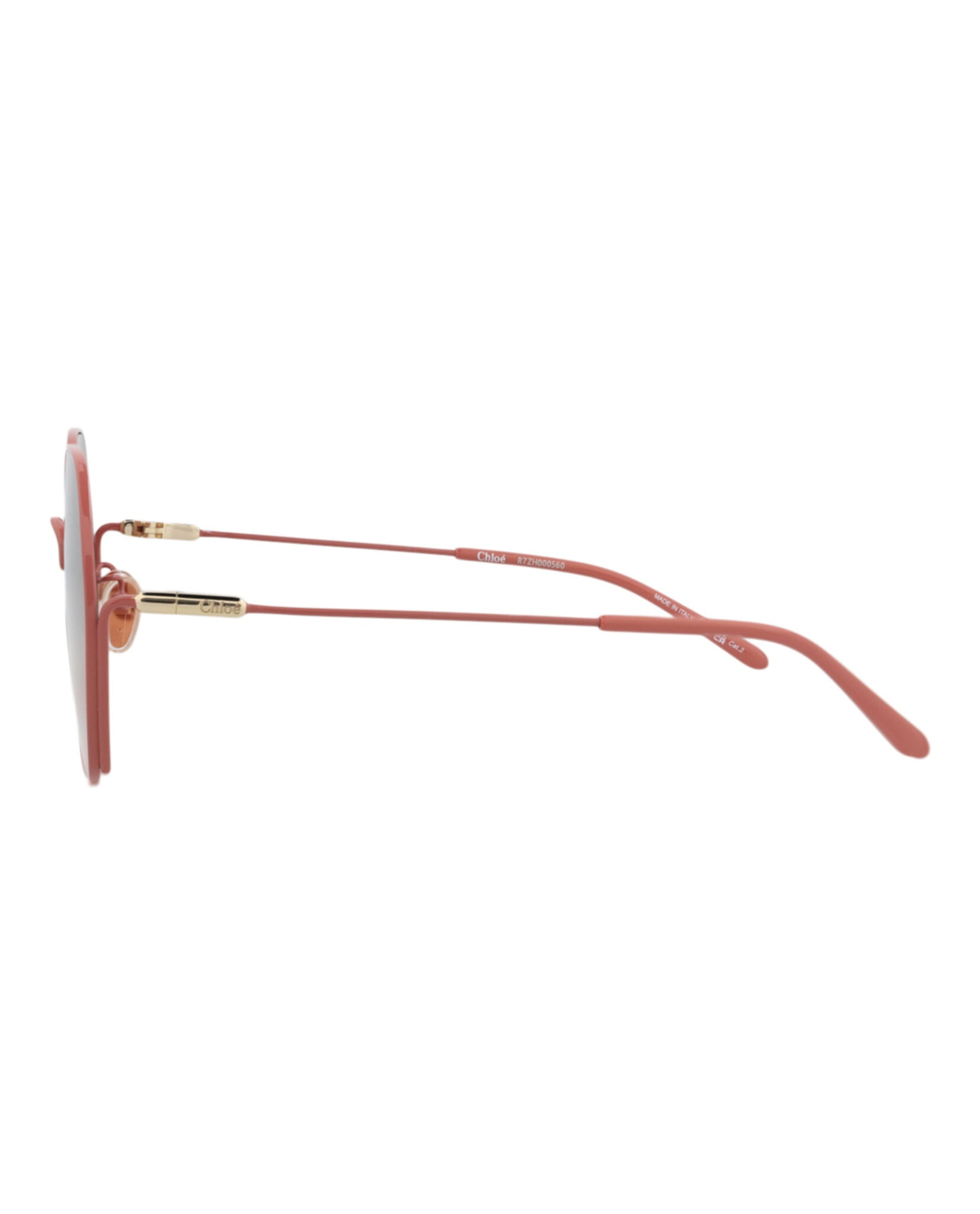 Chloé Womens Round/Oval Pink Pink Brown Fashion Designer Eyewear