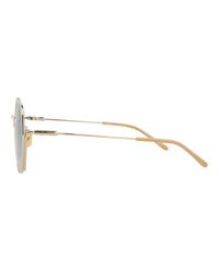 Chloé Womens Round/Oval Gold Gold Green Fashion Designer Eyewear
