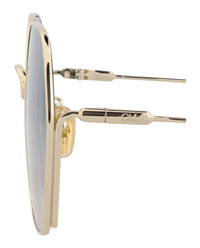 Chloé Womens Round/Oval Gold Gold Green Fashion Designer Eyewear