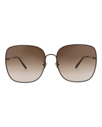 Chloé Womens Square/Rectangle Burgundy Burgundy Brown Fashion Designer Eyewear
