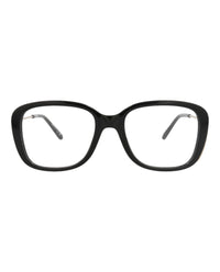 Chloé Chloé Womens Square/Rectangle Black Gold Transparent Fashion Designer Eyewear