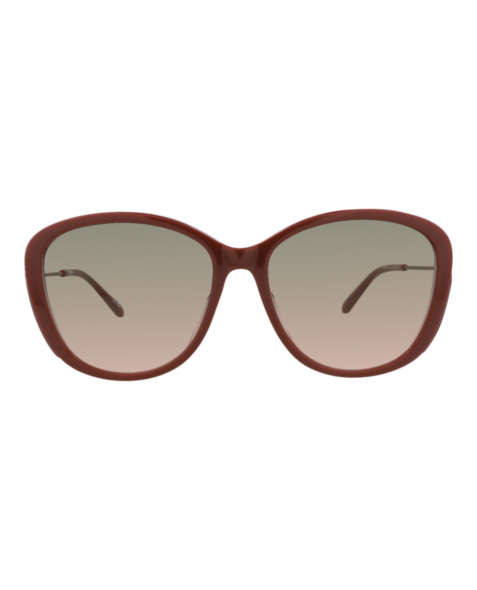 Chloé Chloé Womens Round/Oval Brown Brown Green Fashion Designer Eyewear