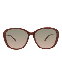 Chloé Chloé Womens Round/Oval Brown Brown Green Fashion Designer Eyewear